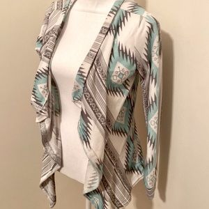 Tribal/Southwestern Print Cardigan